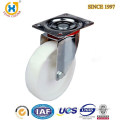 High quality 5 inch Top-plate Swivel white PA Wheel for furnituer